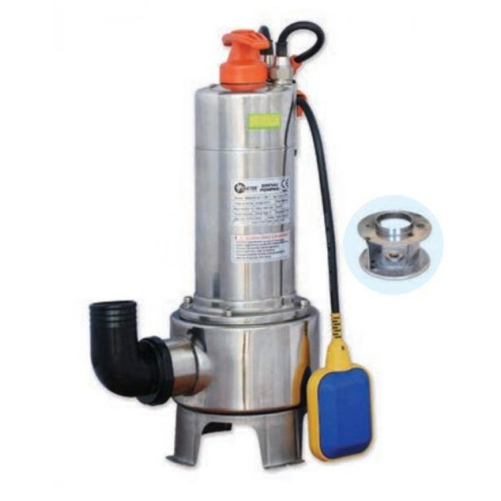 Water Sound Wqd20-10-1.1Gf Paslanmaz Govdeli Kirli Su Drenaj Pompasi 1.5Hp Dalgıç Pompası Fiyatı