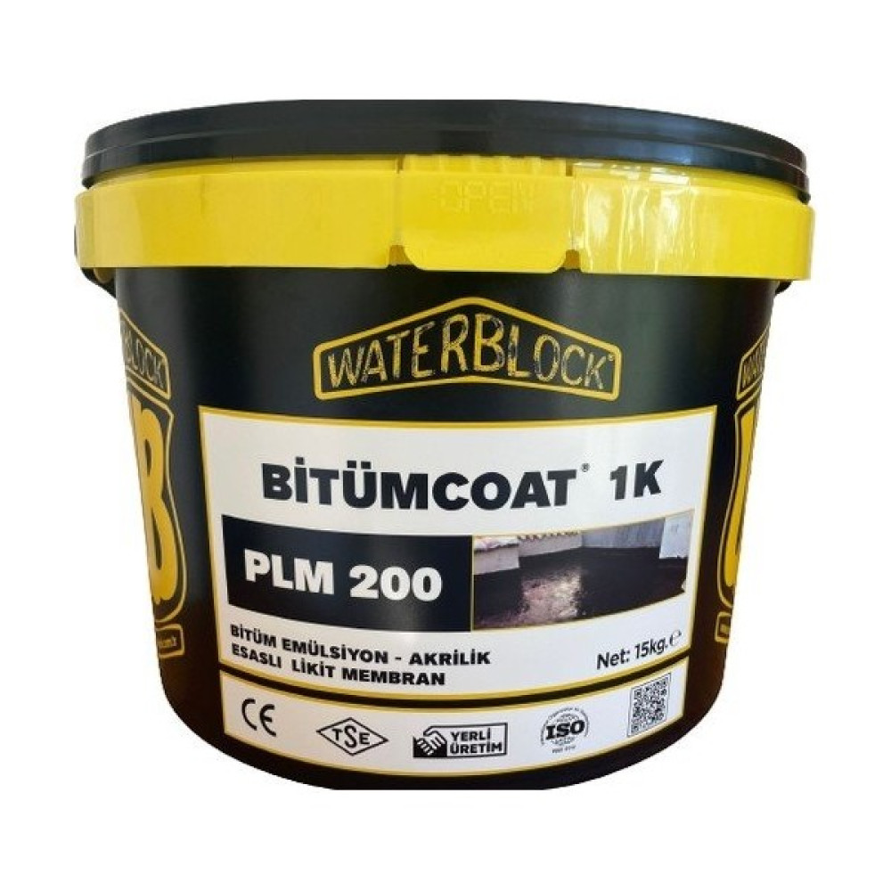 Waterblock Bitümcoat 1k Likit Membran (Su Bazlı) Dış Cephe Yalıtım Malzemeleri Fiyatı