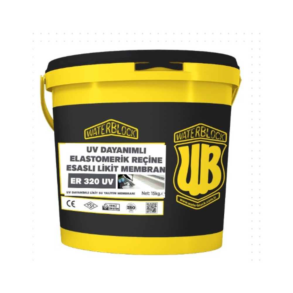 Waterblock Elastomerik Reçine Esaslı Uv Dayanımlı Likit Membran - 1 Adet Dış Cephe Yalıtım Malzemeleri Fiyatı
