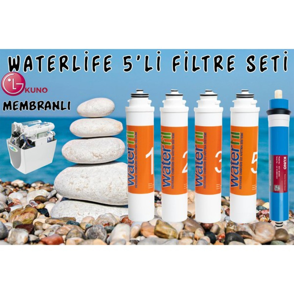 Waterlife Filtre 5 'li Lg Mebran Set Waterlife Su Arıtma Filtre * Bahçe Makinesi Aksesuar & Yedek Parça Fiyatı
