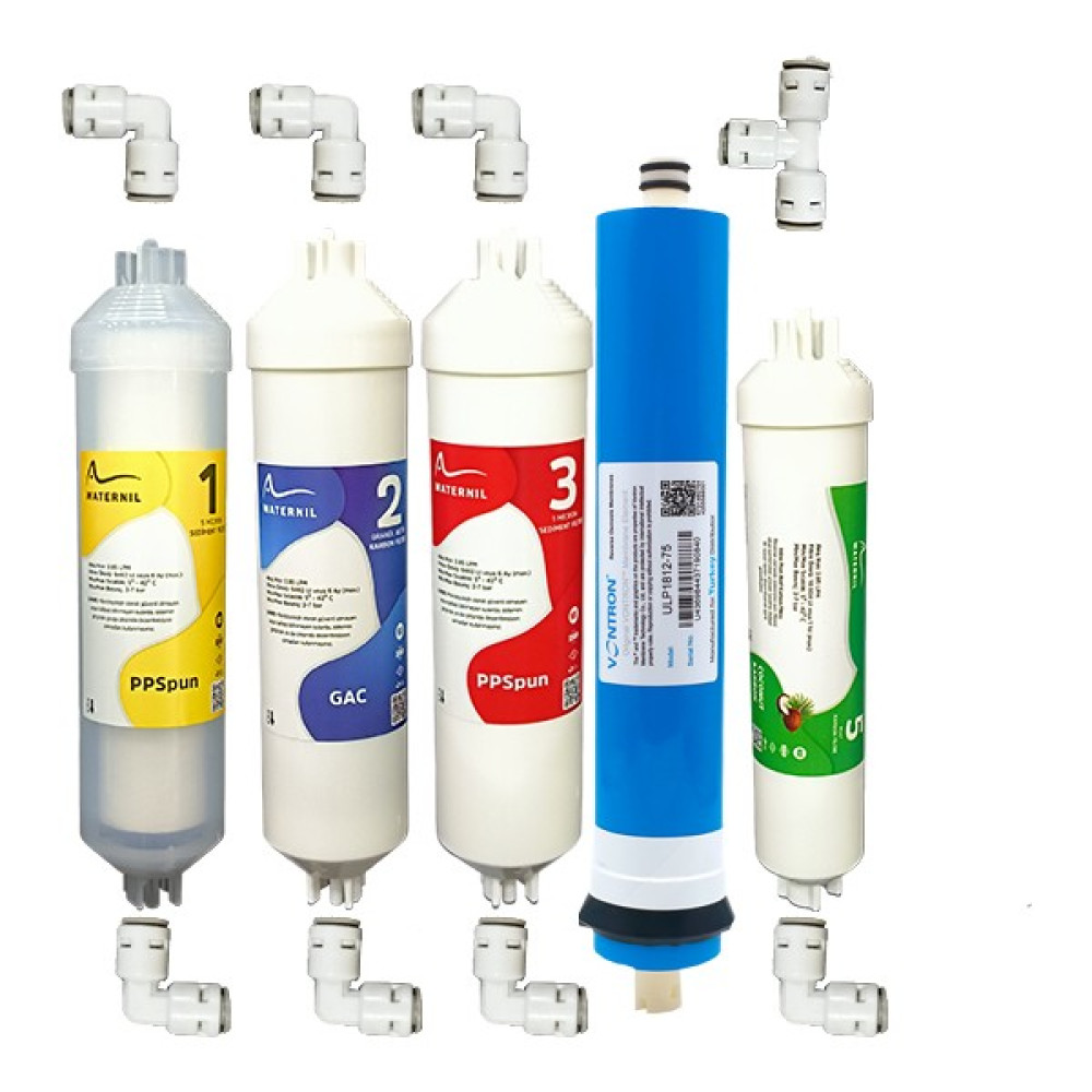 Waternil Su Arıtma Cihazı 12 Inç Inline 5'li Vontron Membranlı Filtre Seti Bahçe Makinesi Aksesuar & Yedek Parça Fiyatı