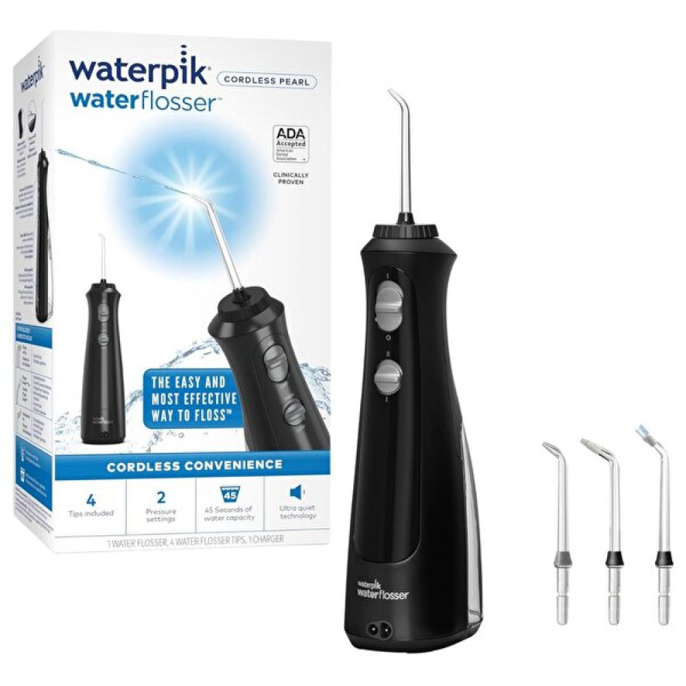 Waterpik Wf-13 Cordless Pearl Waterflosser Siyah Ağız Duşu Diş Fırçaları Fiyatı