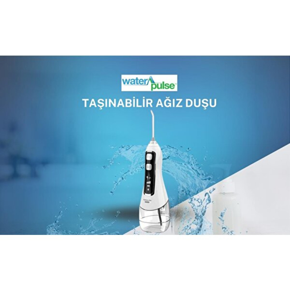 Waterpulse Kablosuz Pro V580 Water Flosser 320ml Taşınabilir Diş/Protez Bakım Ve Ağız Duşu Beyaz Şarjlı Diş Fırçası ve Aksesuarları Fiyatı