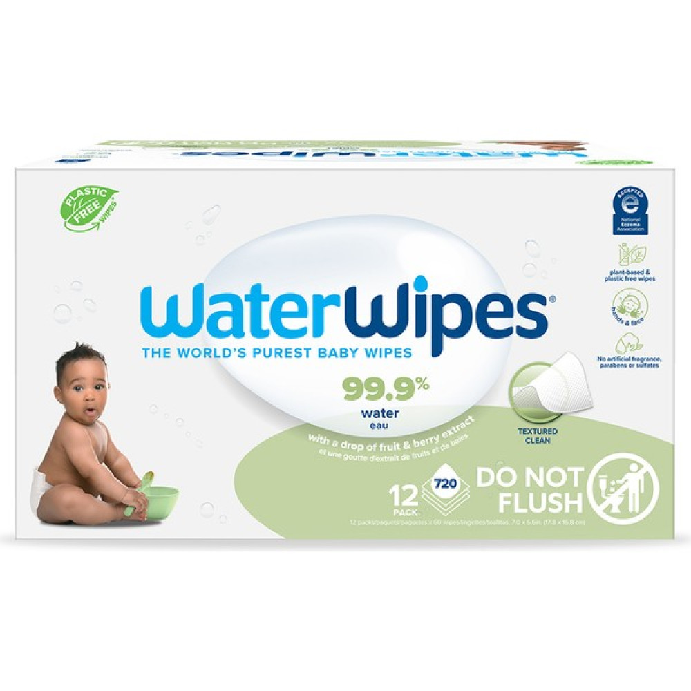 Waterwipes Çocuk Bio Islak Mendil 60 Lı x 12 Adet (720 Yaprak) - Toddler Bebek Bakım Fiyatı