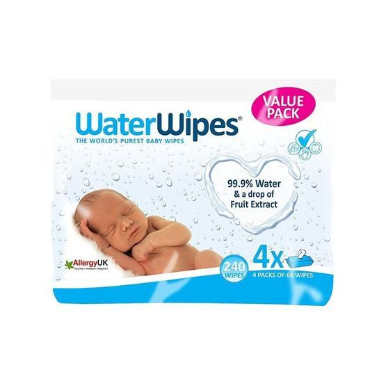 WaterWipes Doğal 60x4 2'li Islak Mendil