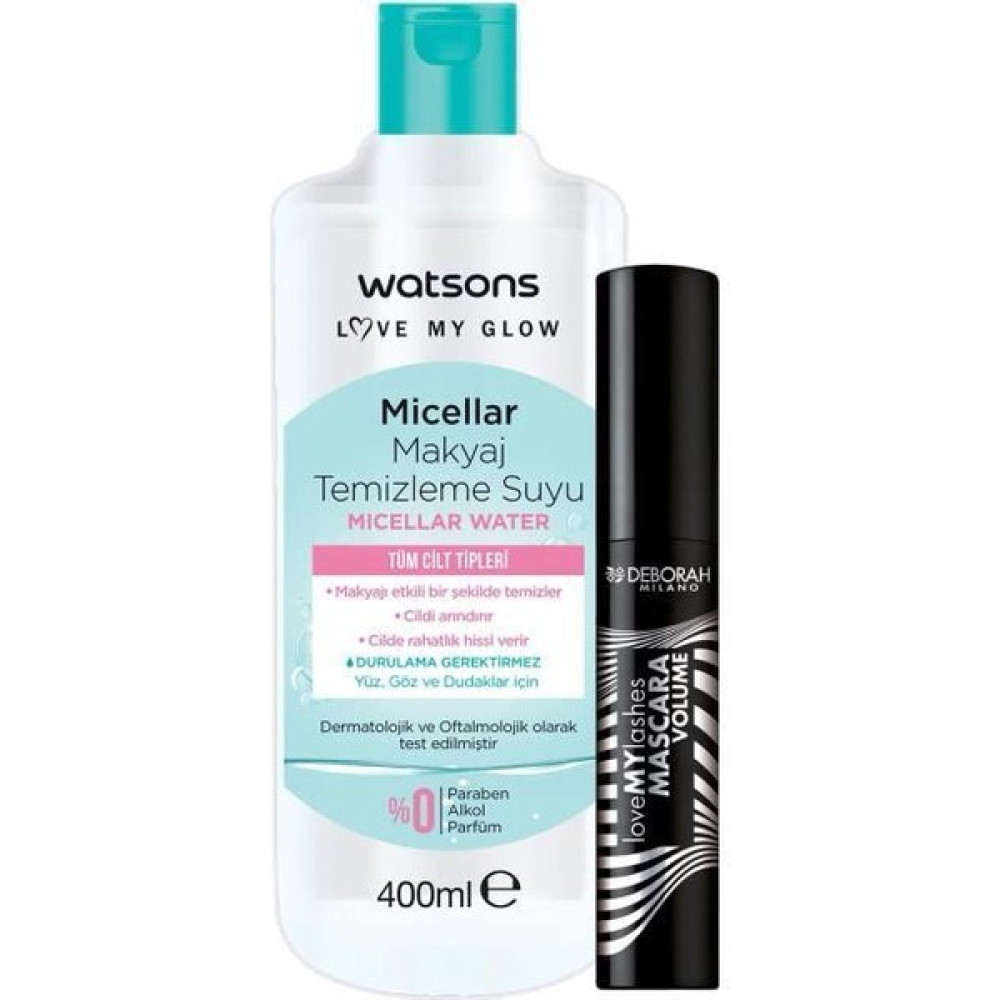 Watsons Deborah Love My Lashes Mascara + Watsons Micellar Su Set Oto Boyaları Fiyatı