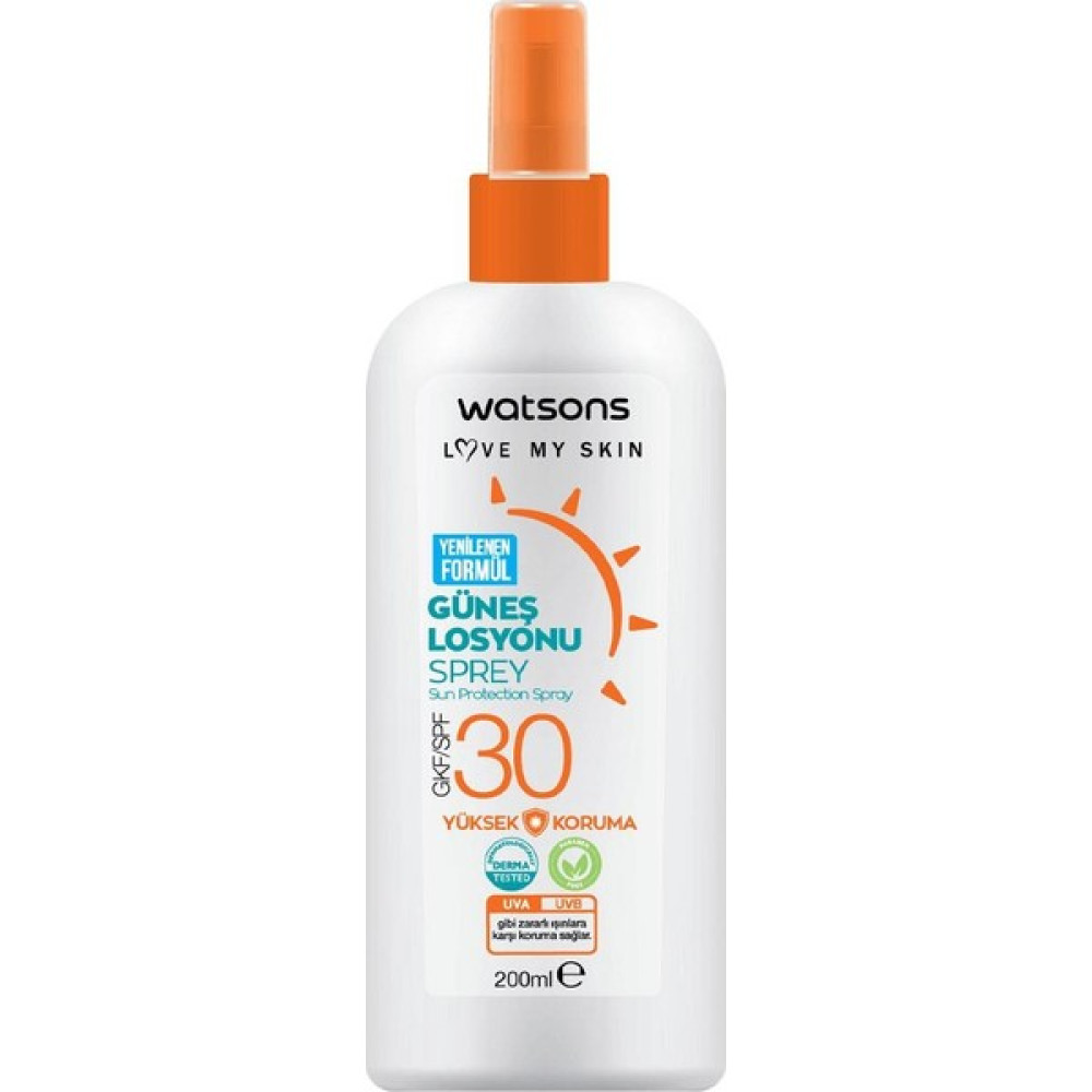Watsons Güneş Losyonu Sprey Spf 30 200 ml Oto Boyaları Fiyatı