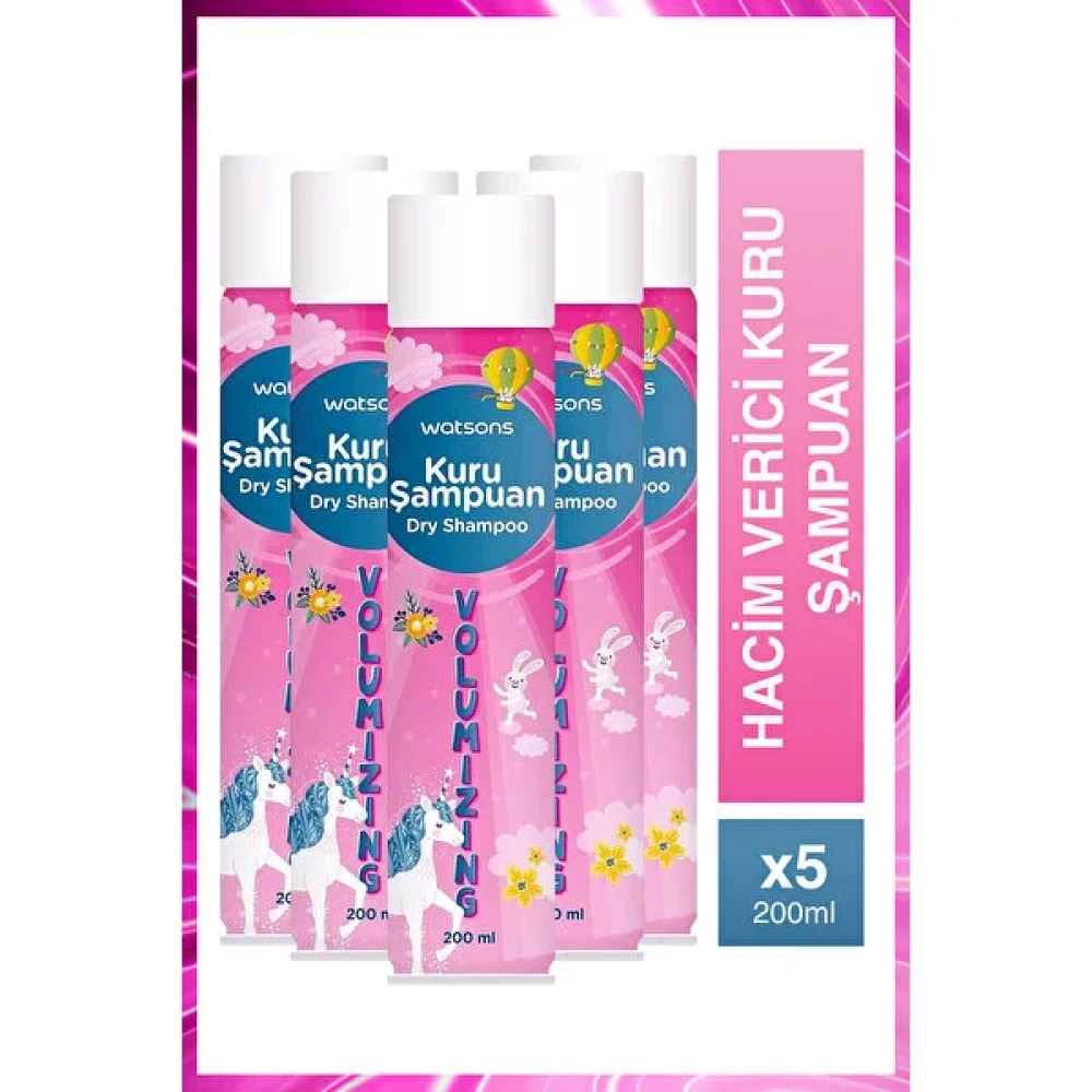 Watsons Hacim Verici Kuru Şampuan 200 ml 5 Adet Şampuan ve Saç Kremi Fiyatı