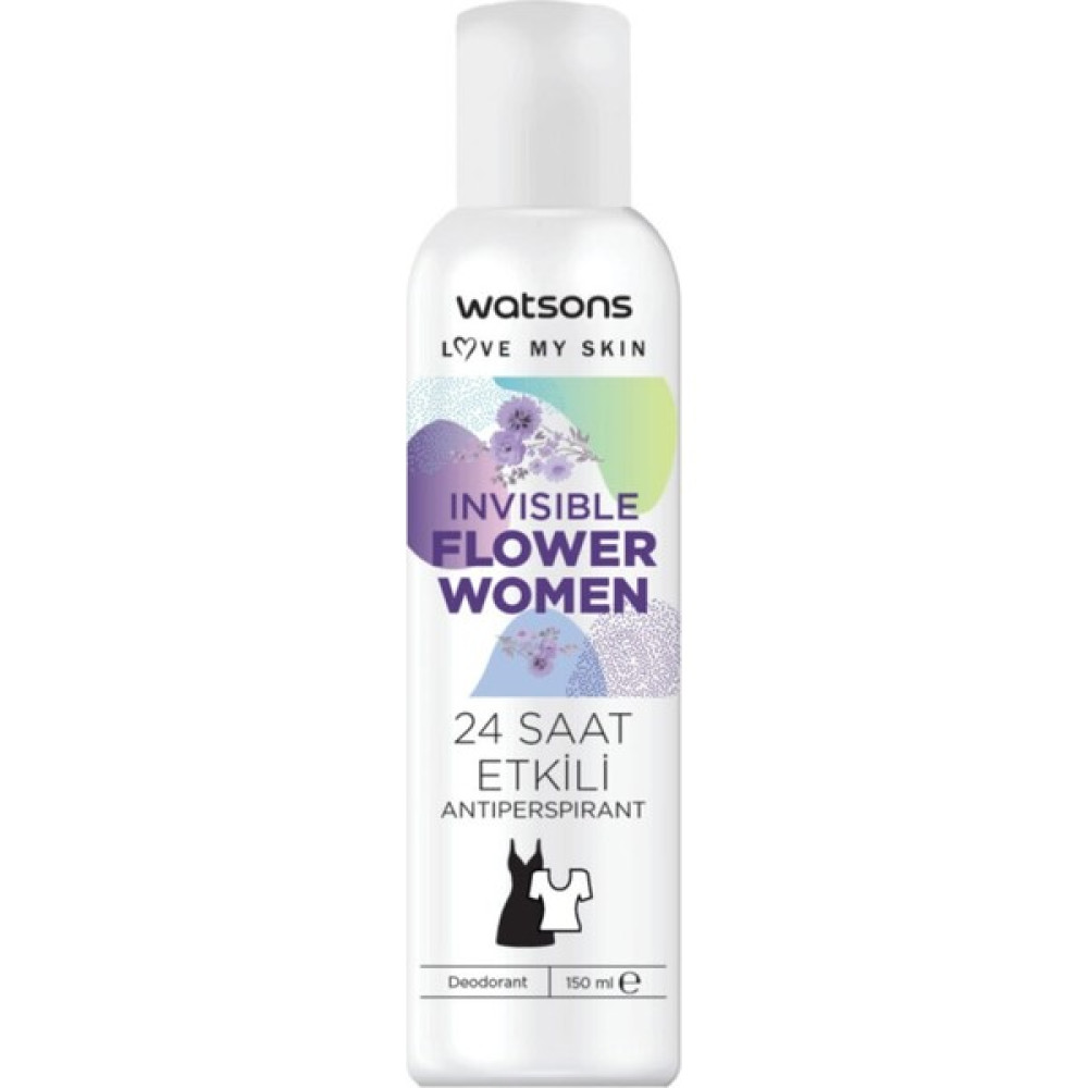 Watsons Invisible Flower Women Deodorant 150 ml Deodorantlar Fiyatı