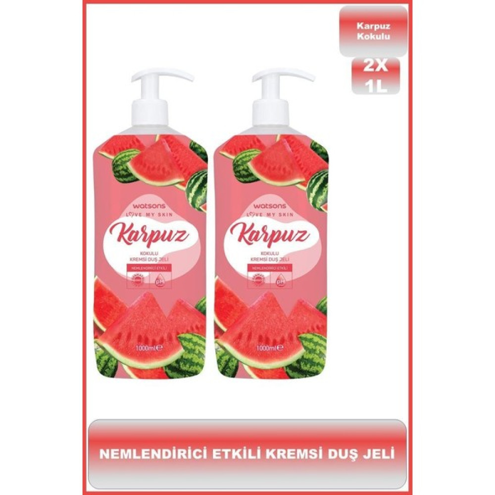 Watsons Kremli Duş Jeli Karpuz 1 L X 2 Adet Oto Boyaları Fiyatı