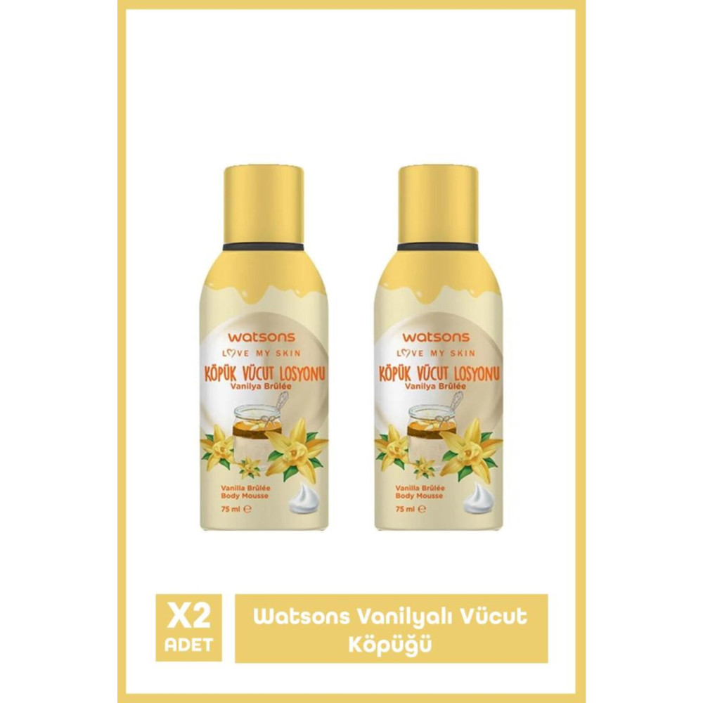 Watsons Vanilyalı Vücut Köpüğü x2 Adet Vücut Losyonu ve Nemlendiricileri Fiyatı