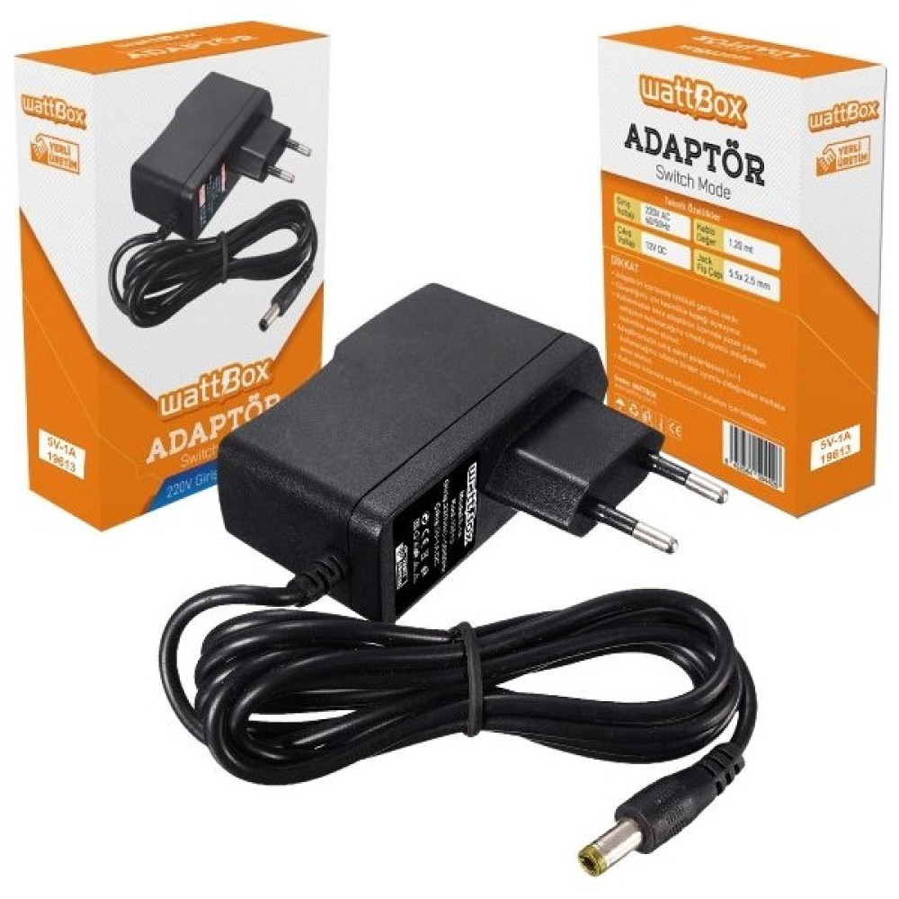 WattBox Adaptör 5V 1A - Uydu Modem LED Adaptörü Elektrikli El Aletleri Fiyatı