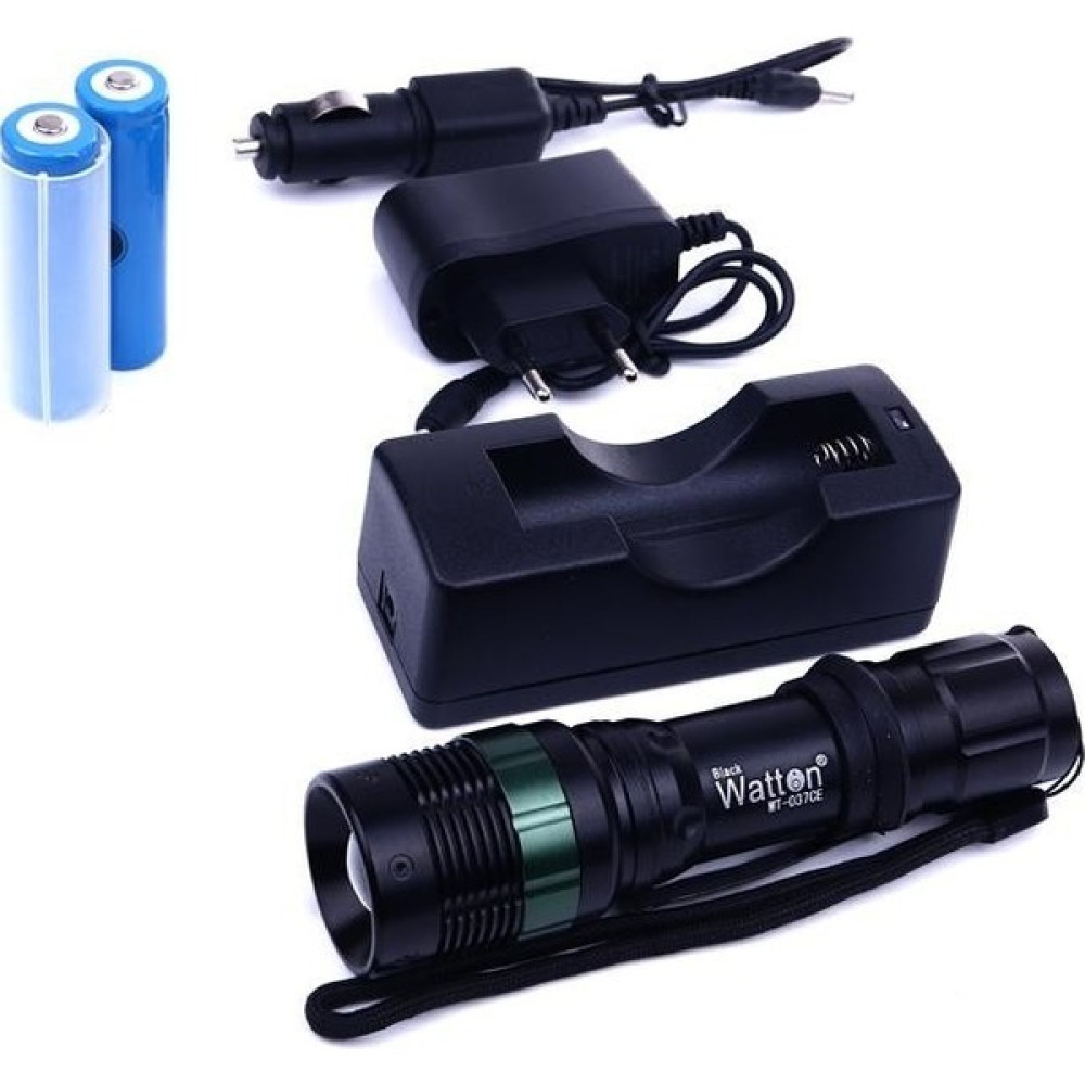 Watton WT-037 500 Lümen Şarjlı Zoomlu Acil Durum Feneri El Feneri Fiyatı