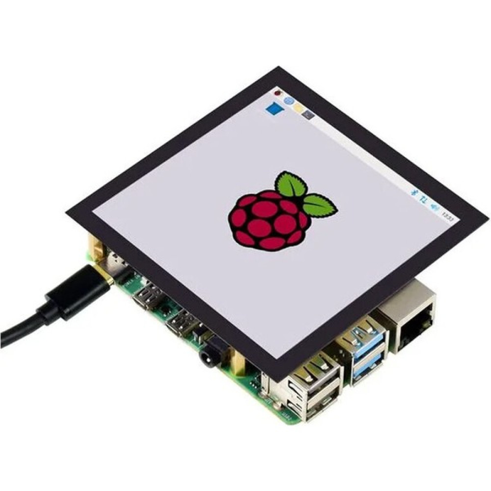 Waveshare Raspberry Pi 4 Inç Kare Kapasitif Dokunmatik Ekran LCD (C) Monitör Fiyatı
