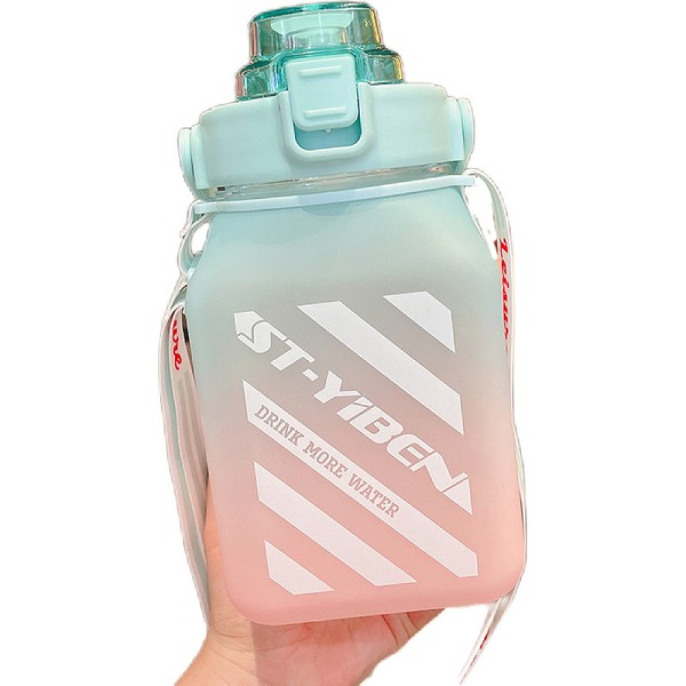 WB 1500 ml Büyük Kapasiteli Spor Su Şişesi (Yurt Dışından) - M - Mavi - Pembe - Water-bottle Suluk Fiyatı