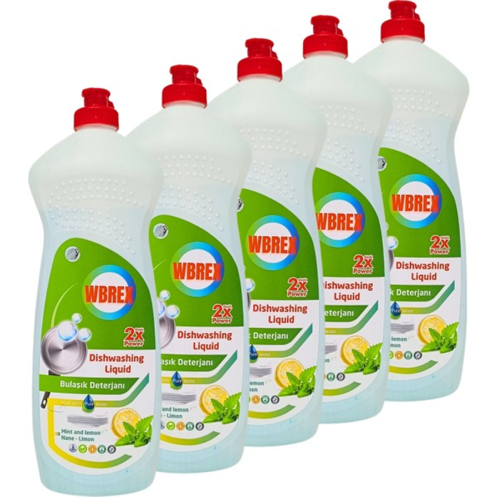 Wbrex Bulaşık Deterjanı Nane Limon Kokulu 650 Ml* 5 - 650 ml Bulaşık Yıkama Fiyatı