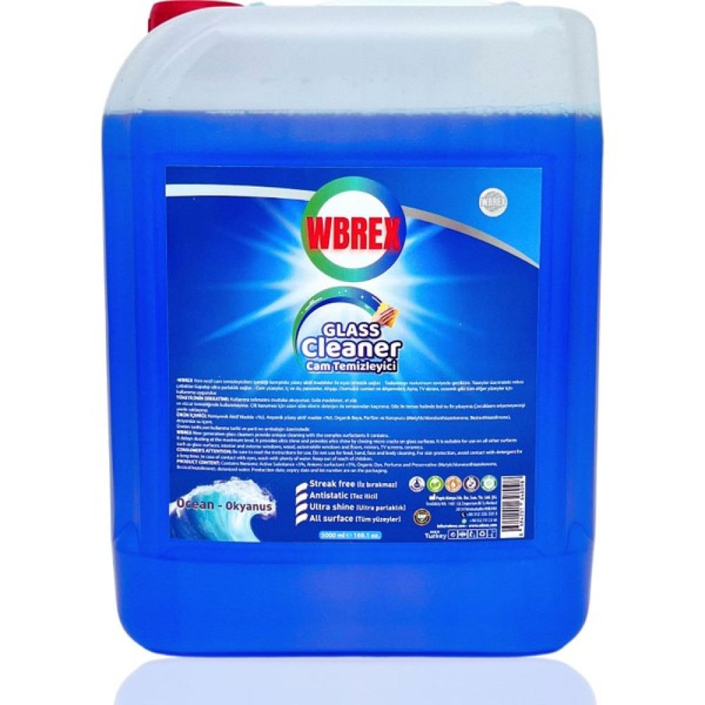 Wbrex Profesyonel Cam Temizleyici - 5 lt Temizlik Malzemeleri Fiyatı