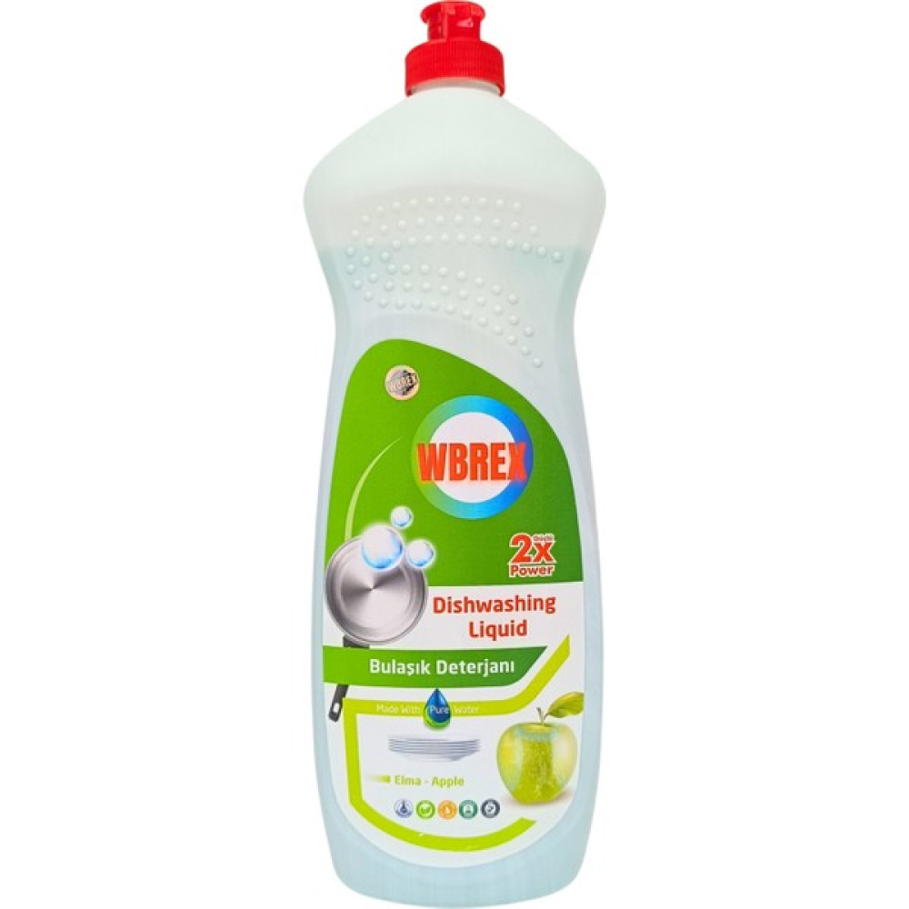 Wbrex Sıvı Bulaşık Deterjanlı-Elma KOKULU-650 ml - 650 ml Bulaşık Yıkama Fiyatı