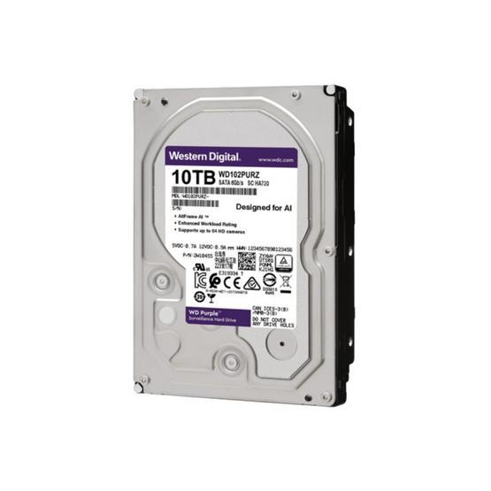 WD 10TB Purple WD102PURZ 7200 RPM 256MB Cache SATA 6.0Gb-S 3.5 Harddisk
