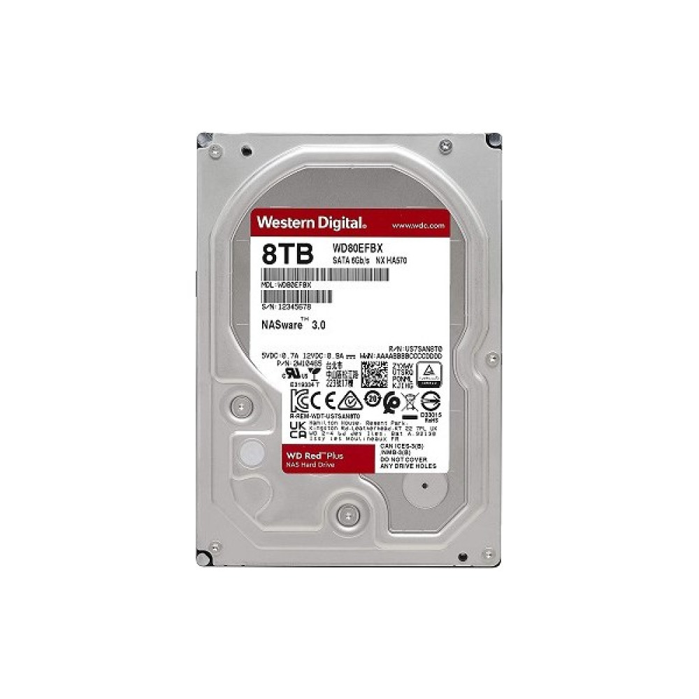 Wd 3.5 Red Plus 8tb 5400RPM 256MB Sata3 Nas HDD WD80EFBX (7/24) Oto Boyaları Fiyatı