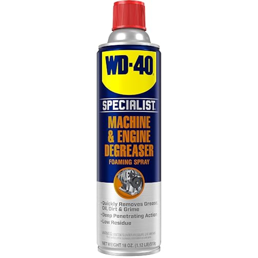 WD-40 Specialist Machine & Engine Degreaser Foaming Spray, 18 OZ