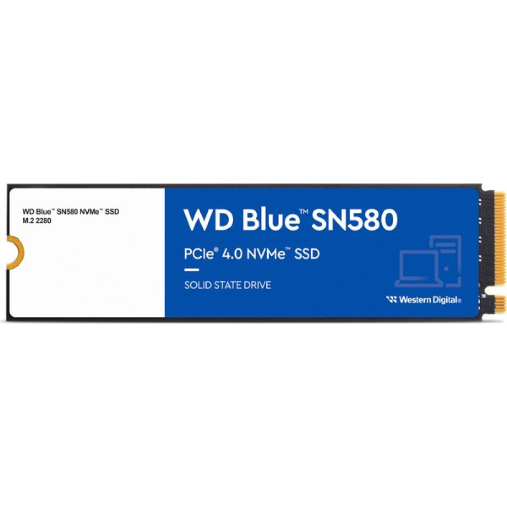 Wd 500GB Blue SN580 WDS500G3B0E Nvme Gen4 4000MB/S 3600MB/S SSD Disk SSD / Solid State Drive Fiyatı