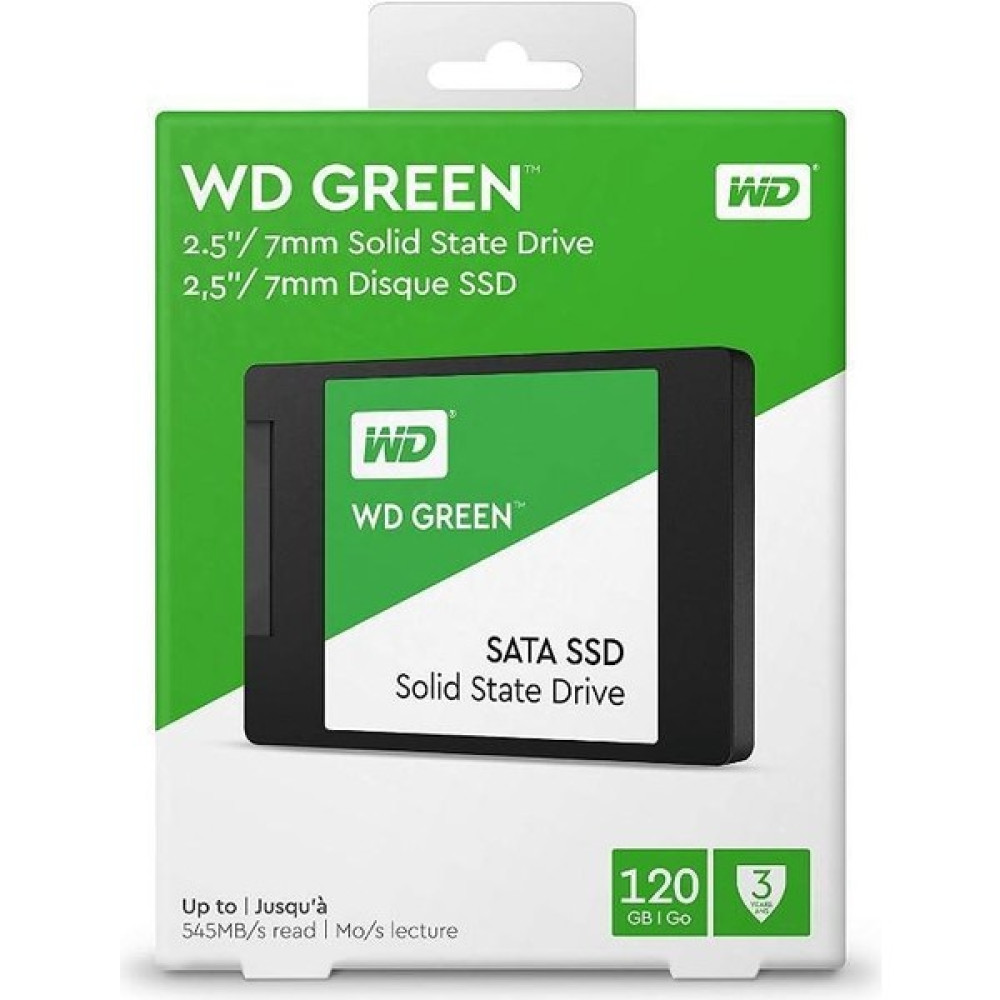 WD Green 120GB 540MB-430MB/s 2.5" Sata 3 SSD WDS120G1G0A SSD / Solid State Drive Fiyatı