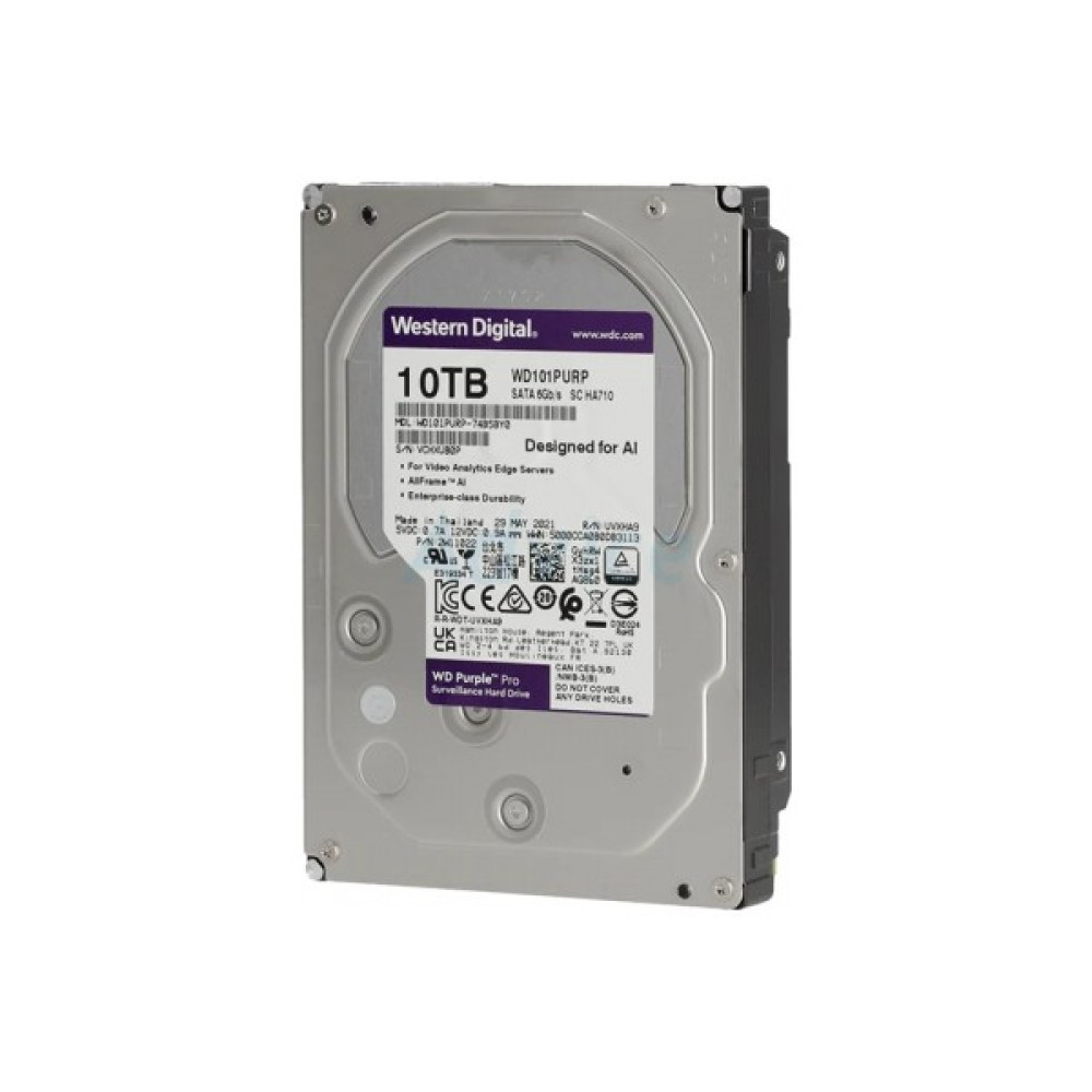 WD Purple WD101PURP 3 5" 10TB 256MB 7200 Rpm 7/24 Güvenlik HDD Sabit Diskler Fiyatı