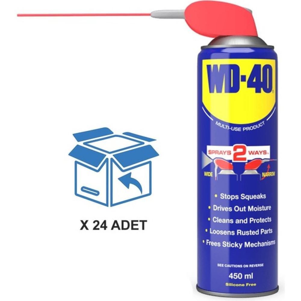 WD40 Wd-40 Smart Straw Pas Sökücü 350 Ml. 24 Adet (1 Koli) - 350 ml Bakım Spreyleri Fiyatı