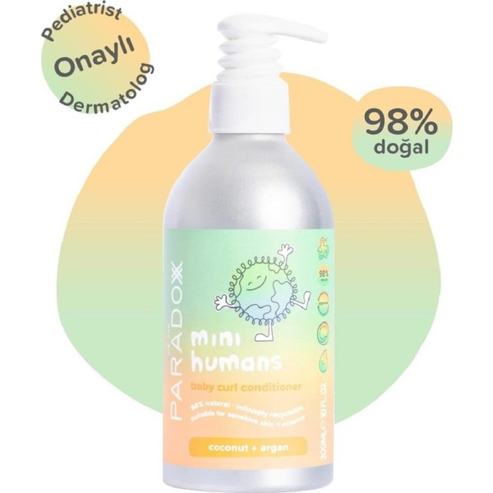 We Are Paradoxx Mini Humans Baby Curl Conditioner - Bebek & Çocuk Bukle Belirginleştirici Saç Kremi - 300 ml Bebek Bakım Fiyatı