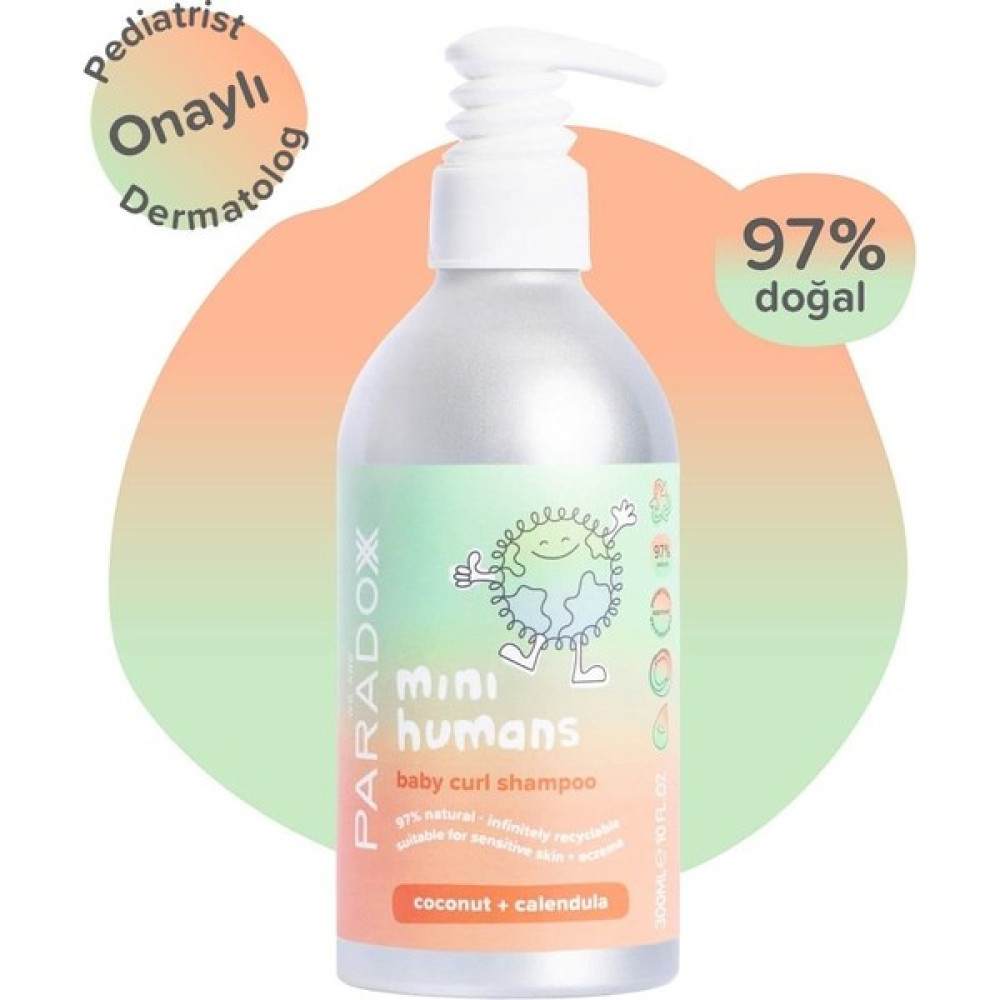 We Are Paradoxx Mini Humans Baby Curl Shampoo - Bebek & Çocuk Bukle Belirginleştirici Şampuan - 300 ml Bebek Şampuanı Fiyatı