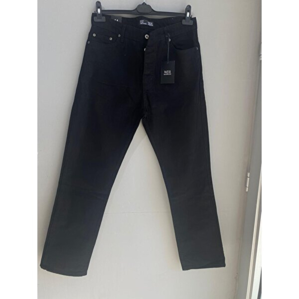 WE11 Unisex Siyah Kot Pantolon Erkek Jeans / Kot Pantolon Fiyatı