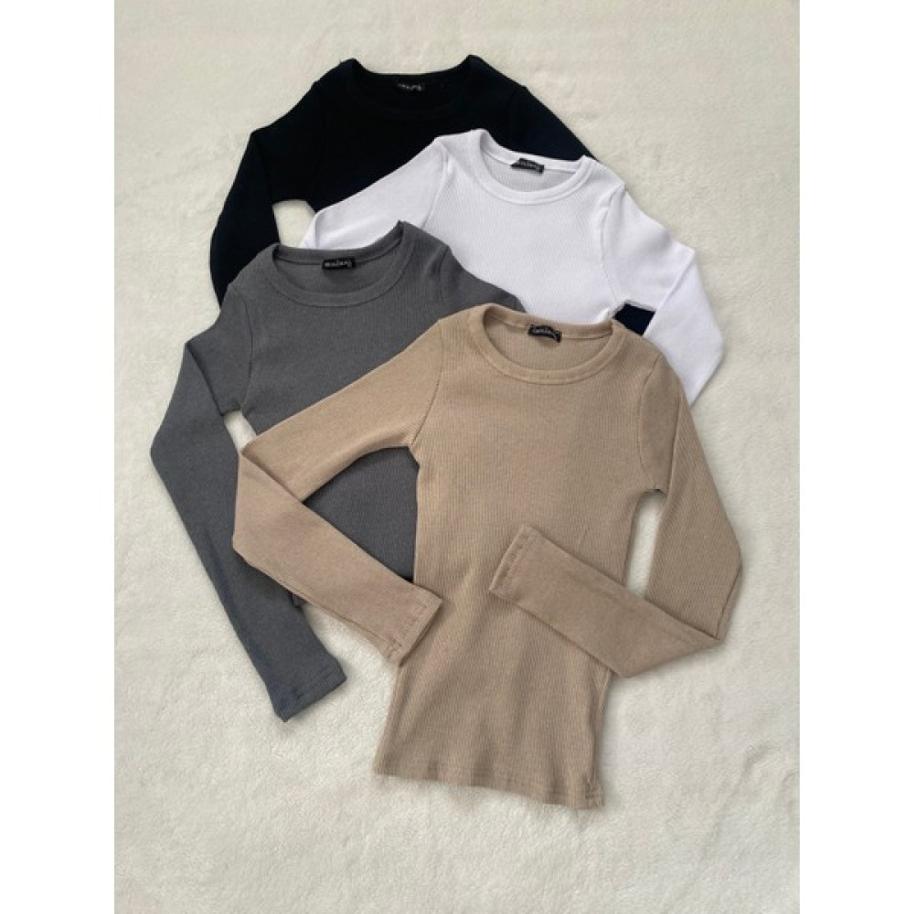 Wearflawless Kadın 4 Lü Uzun Kollu Bisiklet Yaka Örme Kaşkorse Bluz Bluz Fiyatı