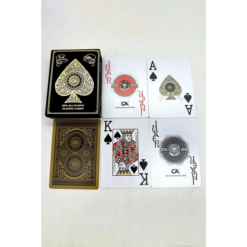 Weather Forecast Gold Jumbo Blackjack Oyun Kağıdı CIN885SR 54 Parça Su Geçirmez Plastik Sarı Renk Diğer Fiyatı