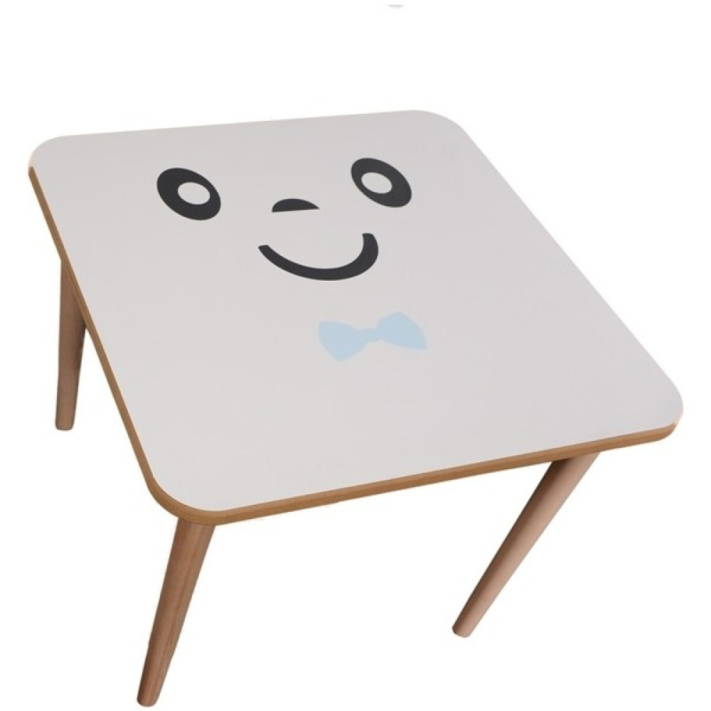 Webkapinda Ahşap Çocuk Masa Erkek Stickerlı - Mavi Masa - Sandalye & Tabure Fiyatı