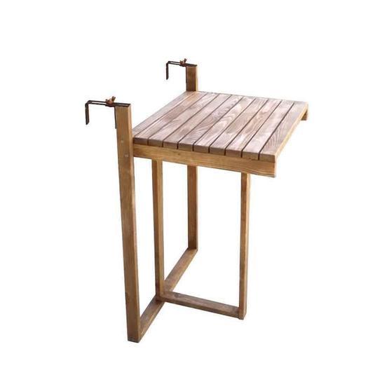 Weblonya 2167 Ahşap Balkon Masası Katlanır Masa