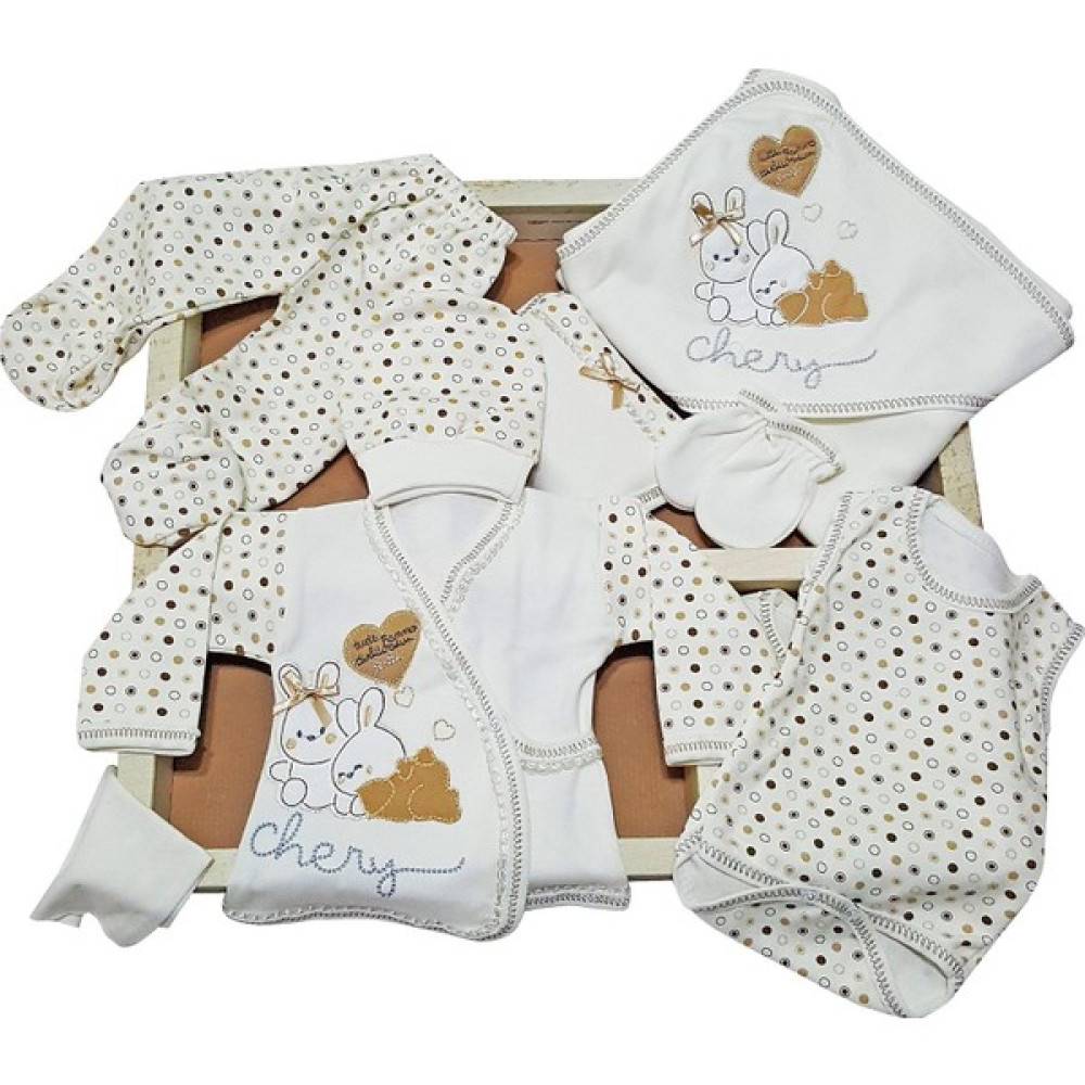 Webombinoo Baby Kids Colors 11 Parça Organik Pamuk Bebek Hastane Çıkışı Yenidoğan Zıbın Set Bebek Hastane Çıkışı Fiyatı