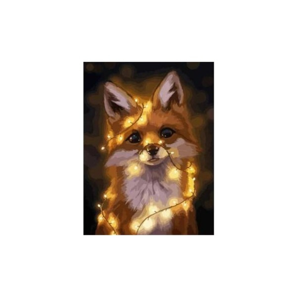 WebStyle Sayılarla Boyama Seti Kasnaklı LED Işıklı Tilki 50 x 65 cm Sanatsal Malzemeler Fiyatı