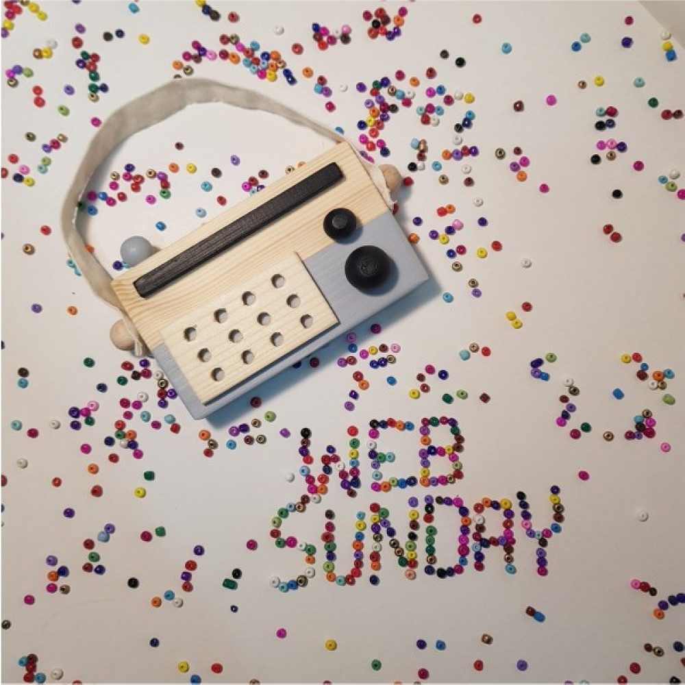 Websunday El Yapımı Ahşap Oyuncak Baby Radyo: Bebekler ve Çocuklar Için Güvenli+1 +2 +3 Yaş Oyuncak - Gri - 0 Bebek Oyuncakları Fiyatı