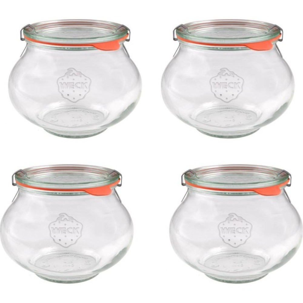 Weck 1062 ml Deco Kavanoz Seti (4 Adet) Saklama Kapları Fiyatı