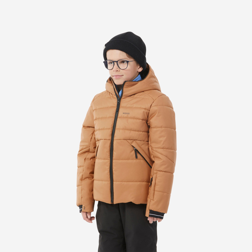 Wedze Çocuk Şişme Kayak Montu - Kahverengi - 180 Warm Diğer Spor Ürünleri Fiyatı