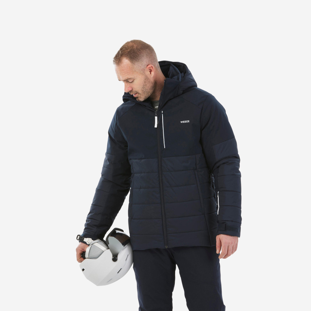 Wedze Erkek Kayak Montu - Mavi/Lacivert - 100 Warm Erkek Mont Fiyatı