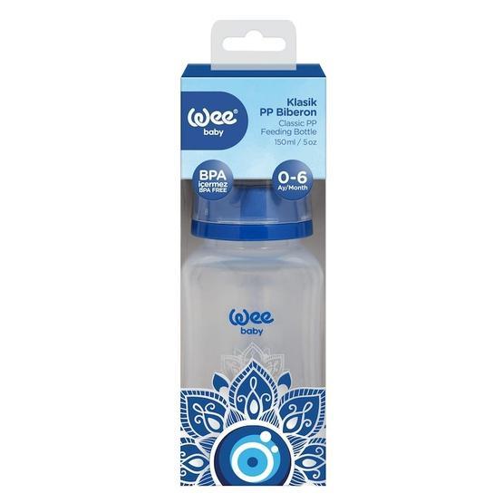 Wee Baby 150 ml Nazar Boncuğu Desenli Klasik PP Biberon