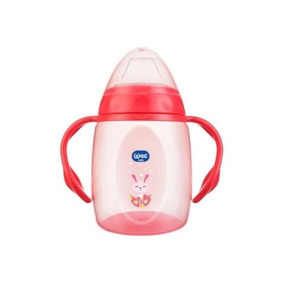 Wee Baby 6+ Ay 250 ml Pembe 169 Kulplu Alıştırma Bardağı