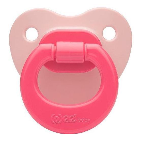 Wee Baby 819 6+ Ay Silikon Mat Gövdeli Damaklı Uçlu Emzik Lila