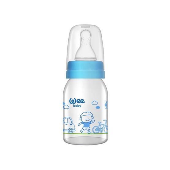 Wee Baby 877 125 ml Mavi Klasik Cam Biberon