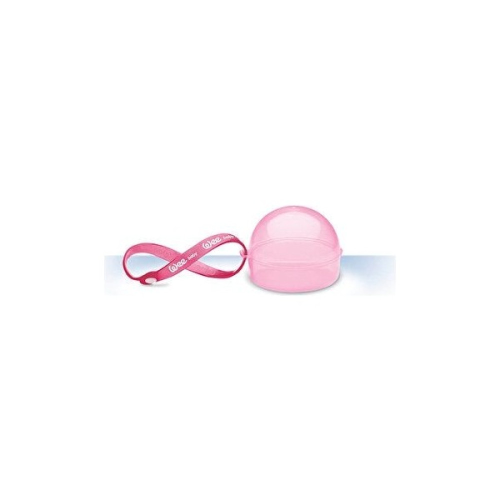 Wee Baby Emzik Saklama Kabı+Çatal Kaşık Saklama Kabı(Pembe) - Pembe Emzik Aksesuarı Fiyatı