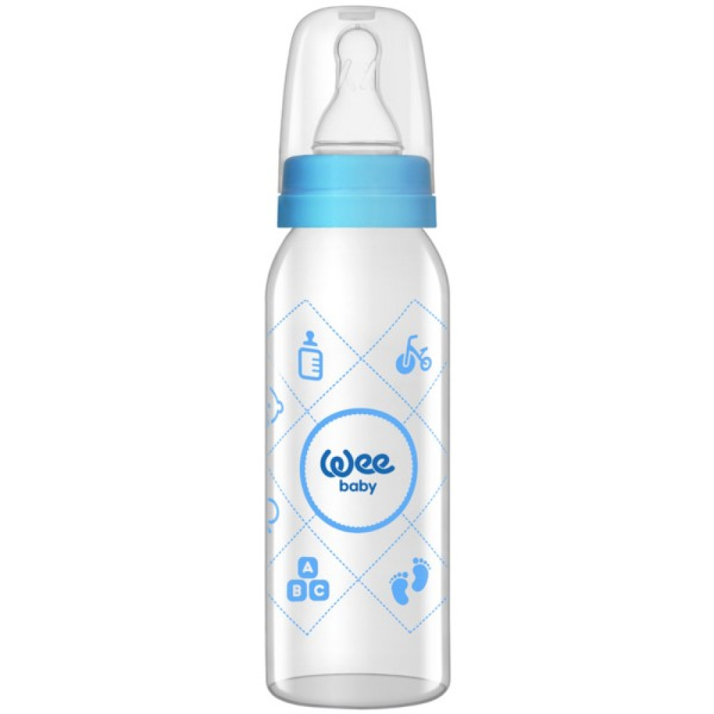 Wee Baby Klasik Cam Biberon - Mavi - 250 ml Oto Boyaları Fiyatı