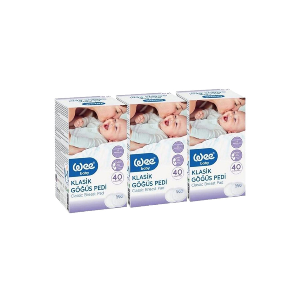 Wee Baby Klasik Göğüs Pedi 40 Lı X 3 Adet Göğüs Pedleri & Koruyucular Fiyatı
