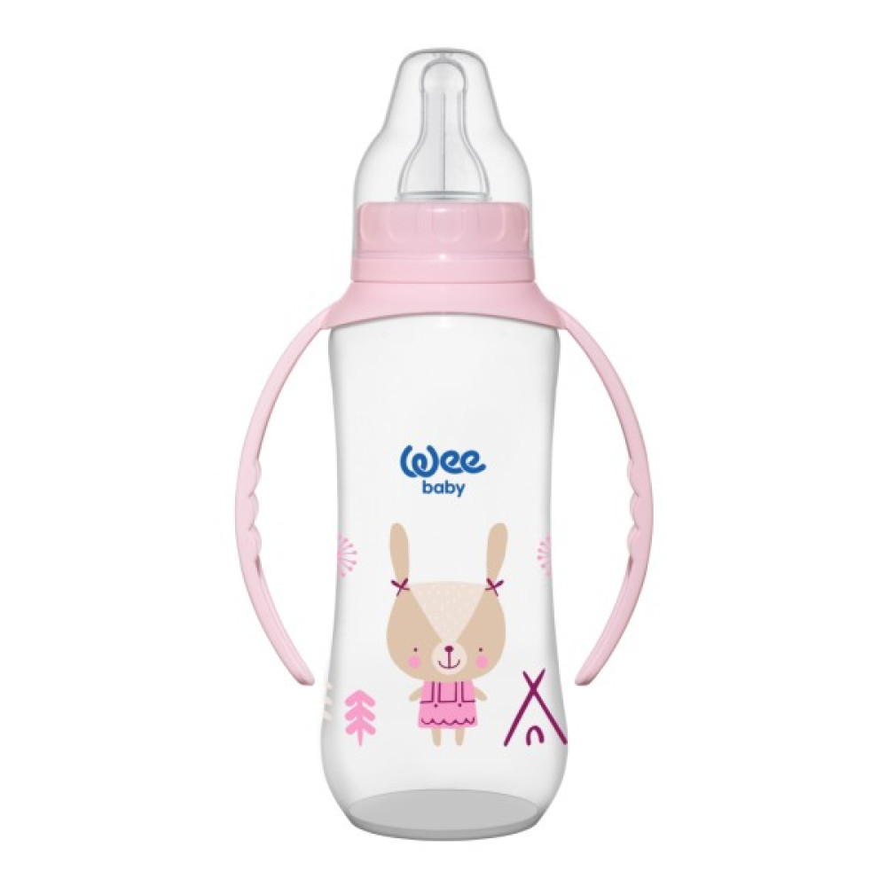 Wee Baby Klasik Kulplu Pp Biberon - Pembe - 270 ml Biberon Fiyatı